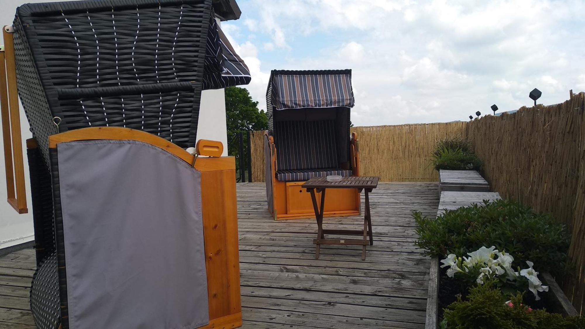 Sonnige Ferienwohnung Am Sternberg エクスタータール エクステリア 写真